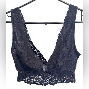 NEW La Senza Bralette Lace Pullover Long Line Bra lingerie bustier comfortable M